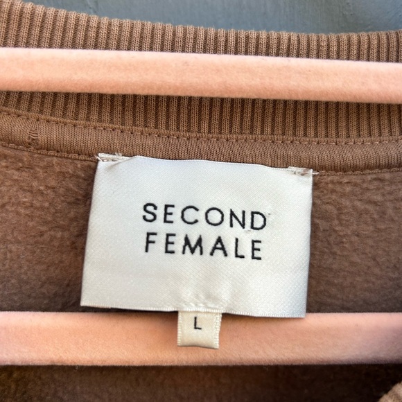 Anthropologie Second Female Carmella Brown sweatshirt, size Large - Picture 9 of 12